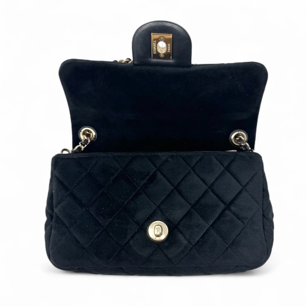 Chanel Velvet Mini Rectangular Flap - image 6
